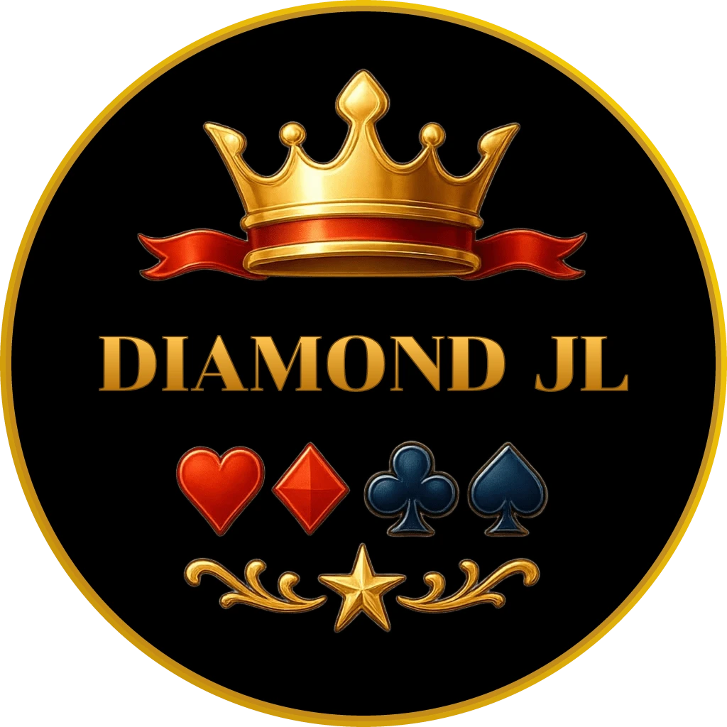 DIAMOND JL – Step into a premium live casino experience in the Philippines Confident casino dealer holding poker chips in a vibrant gaming environment showcasing the premium live casino experience at DIAMOND JL for players in the Philippines